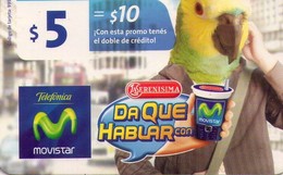 TARJETA TELEFONICA DE ARGENTINA, PREPAGO. MOV-0072B, 5$ LA SERENISIMA, DA QUE HABLAR CON MOVISTAR. (067) - Argentinien