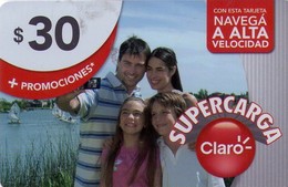 TARJETA TELEFONICA DE ARGENTINA, PREPAGO. CLARO-0016, 30/08/2011 SUPERCARGA $30. (066) - Argentinien