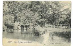 CPA 89 HERY PONT RUSTIQUE SUR LE SEREIN - Hery