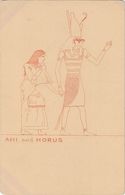 Egypte - Scribe Ani And Horus - Illustration, Carte N° 27207 Non Circulée - Otros & Sin Clasificación