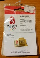 CHINA - BEIJING OLYMPIC GAMES 2008 - SEALED OFFICIAL HIGH-TECH SERIE PIN - LIMITED EDITION OF 20.000 - Uniformes Recordatorios & Misc