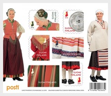 Finland - Postfris / MNH - Sheet Nationale Kostuums 2018 - Ungebraucht