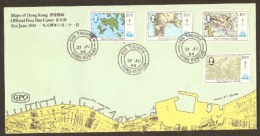 Hong Kong  1984  Maps Of Hong Kong  FDC - FDC