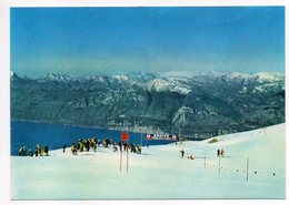 Italie--SAN ZENO DI MONTAGNA--Hotel Sit Costabella--Rifugio --carte Publicitaire "arrivée Compétion De Ski" - Verona