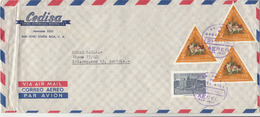 Cedisa Company Air Mail Letter Cover Travelled 1963 To Austria B180601 - Costa Rica