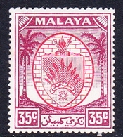 Malaysia-Negri Sembilan SG 57 1952 Arms, 35c Scarlet And Purple, Mint Hinged - Negri Sembilan