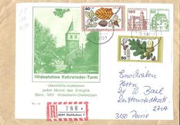 Berlin Entier Postal, Ganzsachen, Postal Stationery Enveloppe Lettre Fatlfbrief - Private Covers - Used