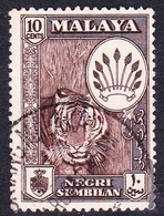 Malaysia-Negri Sembilan SG 73 10c Brown, Used - Negri Sembilan