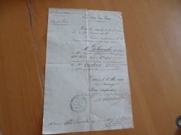 Militaire Militaria Nomination Juge Conseil De Guerre Capitaine Delacombe 4ème Régiment De Ligne  Paris 01/05/1850 - Documents