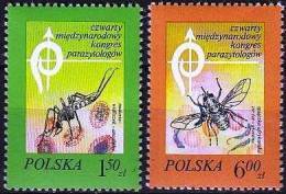 POLOGNE Insectes, Insecte, Insect, Insects, Insectos, Insekten. Yvert N°2392/93. Neuf Sans Charniere. MNH - Sonstige & Ohne Zuordnung