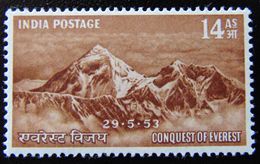 INDIA 1953 14as Conquest Of Mt.Everest MLH - Nuovi