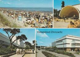 ZINNOWITZ   -  4 ANSICHTEN Des OSTSEEBAD    -    Verlag :,BILD & HEIMAT Aus Reichenbach Nr / - Zinnowitz