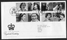 2006 GB HM The Queen's 80th Birthday FDC. Royalty Windsor First Day Cover - 2001-2010 Decimal Issues
