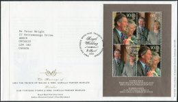2005 GB Royal Wedding FDC. Royalty, Prince Charles & Camilla Parker Bowles First Day Cover - 2001-2010 Em. Décimales