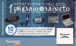 TARJETA TELEFONICA DE ARGENTINA, PREPAGO. PER-0105Aa, 1 PREMIO X MINUTO (079). ALCARD - Argentinien