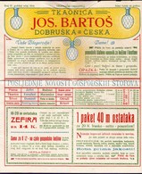 CSR -weaving Factory JOS. BARTOŠ  Catalogue, Laces - Dobruška - 1914 - Rideaux