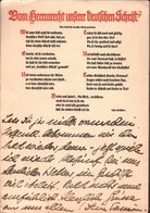 ! Ansichtskarte, Werbekarte Des Bundes Für Deutsche Schrift, 1933, Neustadt Schwarzwald - Pubblicitari