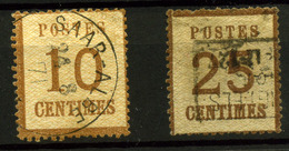 Francia (Alsace-Lorraine) Nº 5 Y 7. Años 1870-71 - Used Stamps