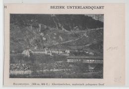 Bezirk Unterlandquart, Haldenstein, Der Rätikon, Animee - Keine Postkarte, Zeitungsausschnitt - Landquart