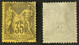 N° 93 - 35c VIOLET SAGE OBLIT TB Cote 50€ - 1876-1898 Sage (Tipo II)