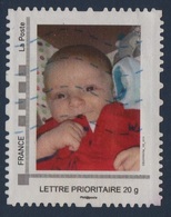 Timbre Personnalise Oblitere - Lettre Prioritaire 20g - Enfant Bebe - Usati