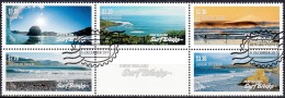 New Zealand 2017 Places Pour Faire Du Surf O Cachet Rond - Unused Stamps