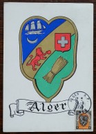 ALGERIE - CM / Carte Maximum 1950 - YT N°255 - Armoiries D'Alger - PLASMARINE - Cartoline Maximum