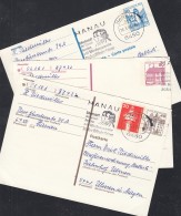 BERLIN P 121 II - 123 II, Gebraucht, Burgen Und Schlösser 1982 - Cartes Postales - Oblitérées
