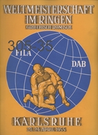 Weltmeisterschaft Ringen Griechisch Römisch Karlsruhe 21. 24. April 1955 - Sport