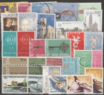 EUROPA  USED COLLECTION FROM BELGIUM MANY COMPLETE SETS - Sammlungen