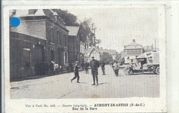 PAS DE CALAIS - 62 -AUBIGNY EN ARTOIS - Rue De La Gare - Aubigny En Artois