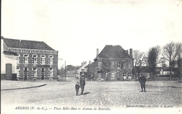 PAS DE CALAIS - 62 - ARDRES - Place Belle Rose Et Avenue De Rouville - Ardres