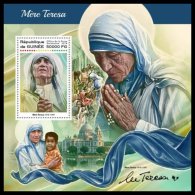 GUINEA REP. 2018 MNH** Mother Teresa Mutter Teresa Mere Teresa S/S - IMPERFORATED - DH1822 - Mother Teresa