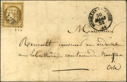 PC 2274 / N° 1 Càd NOAILLES-DE-L'OISE Sur Lettre Avec Texte Daté De Monchef Adressée Localement. 1852. - TB / SUP. - R. - 1849-1850 Ceres