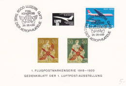 Tag Des Aerophilatelie LUPO Luzern 1969 - Feuillet ! - Andere & Zonder Classificatie