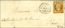 Etoile / N° 9 Càd 5 PARIS 5 (60) Sur Lettre Avec Texte Adressée Localement. 1853. - TB / SUP. - R. - 1852 Luigi-Napoleone