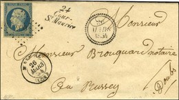 PC 990 / N° 10 Càd T 15 MAICHE (24) Cursive 24 / Cour-/ St Maurice Dateur B. 1854. - SUP. - 1852 Luigi-Napoleone