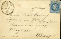 GC 1573 / N° 29 Càd T 24 FOUVENT-LE-HAUT (69) Sur Lettre Adressée à Un Prisonnier De Guerre à Mayence. 1870. - SUP. - 1863-1870 Napoleon III With Laurels