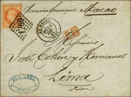 GC 1769 / N° 31 Càd T 17 LE HAVRE (74) Sur Lettre Pour Lima Par Bâtiment De Commerce. 1868. - TB / SUP. - 1863-1870 Napoleone III Con Gli Allori