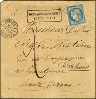 Losange PT / N° 37 Càd PERIGUEUX A TOULOUSE 10 SEPT. 71 Sur Lettre Insuffisamment Affranchie Pour Toulouse Taxée 2. - TB - Other & Unclassified