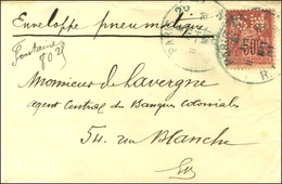 Càd Bleu PARIS-25 / N° 104 Perforé SM Sur Enveloppe Pneumatique. 1901. - TB. - 1876-1878 Sage (Tipo I)