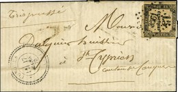 PC Du GC 3561 (St Cyprien-s-Dourdon) / Timbre-taxe N° 3 (def) Sur Lettre Avec Texte Daté De Conques Le 16 Mars 1870 Adre - 1859-1959 Storia Postale