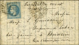 GC 347 / N° 29 Càd PARIS / LES BATIGNOLLES 24 OCT. 70 Sur Lettre Pour Tonneins. Au Verso, Càd D'arrivée 4 NOV. 70. Pli D - War 1870