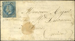 Càd PARIS / R. CARDINAL LEMOINE 30 OCT. 70 Sur Lettre Pour Fours (Nièvre). Au Verso, Càd D'arrivée 4 NOV. 70. LE FULTON  - War 1870