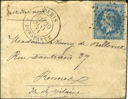 Etoile 15 / N° 29 Càd PARIS / R. BONAPARTE 20 JANV. 71 Sur Lettre Pour Rennes, Au Verso Càd D'arrivée 26 JANV. 71. LE GE - Guerra Del 1870