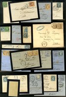 Lot De 18 Lettres De La Guerre De 1870 Dont Alsace-Lorraine. - B / TB. - War 1870