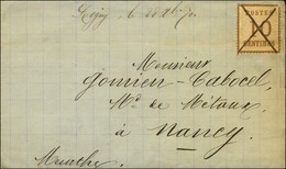 Plume / Alsace N° 5 (infime Def), Mention Manuscrite '' Ligny Le 28 Décembre 70 '' Sur Lettre Avec Texte Daté De Dammari - Covers & Documents