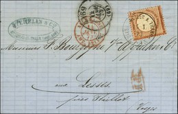 Càd BITSCHWELLER/ Allemagne 2 1/2g Sur Lettre Au Tarif Rayon Frontière Adressée Aux Lesses (près Le Thillot). 1873. - TB - Covers & Documents