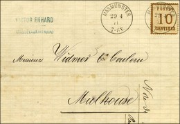 Càd MASMUNSTER / Alsace N° 5 Sur Lettre Pour Mulhouse. 1871. - SUP. - Storia Postale