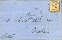 Càd ST AMARIN / Alsace N° 5 Nuance Citron Sur Lettre Pour Rixheim. 1871. - TB. - Storia Postale